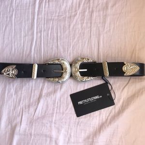 Double buckle belt